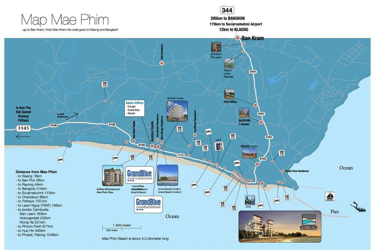 Apartamento Grandblue 201 Mae Phim